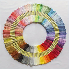 100pcs Embroidery Floss Cross Stitch Friendship Bracelets String