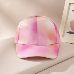 Colorful Tie Dye Print Baseball Cap for Girls