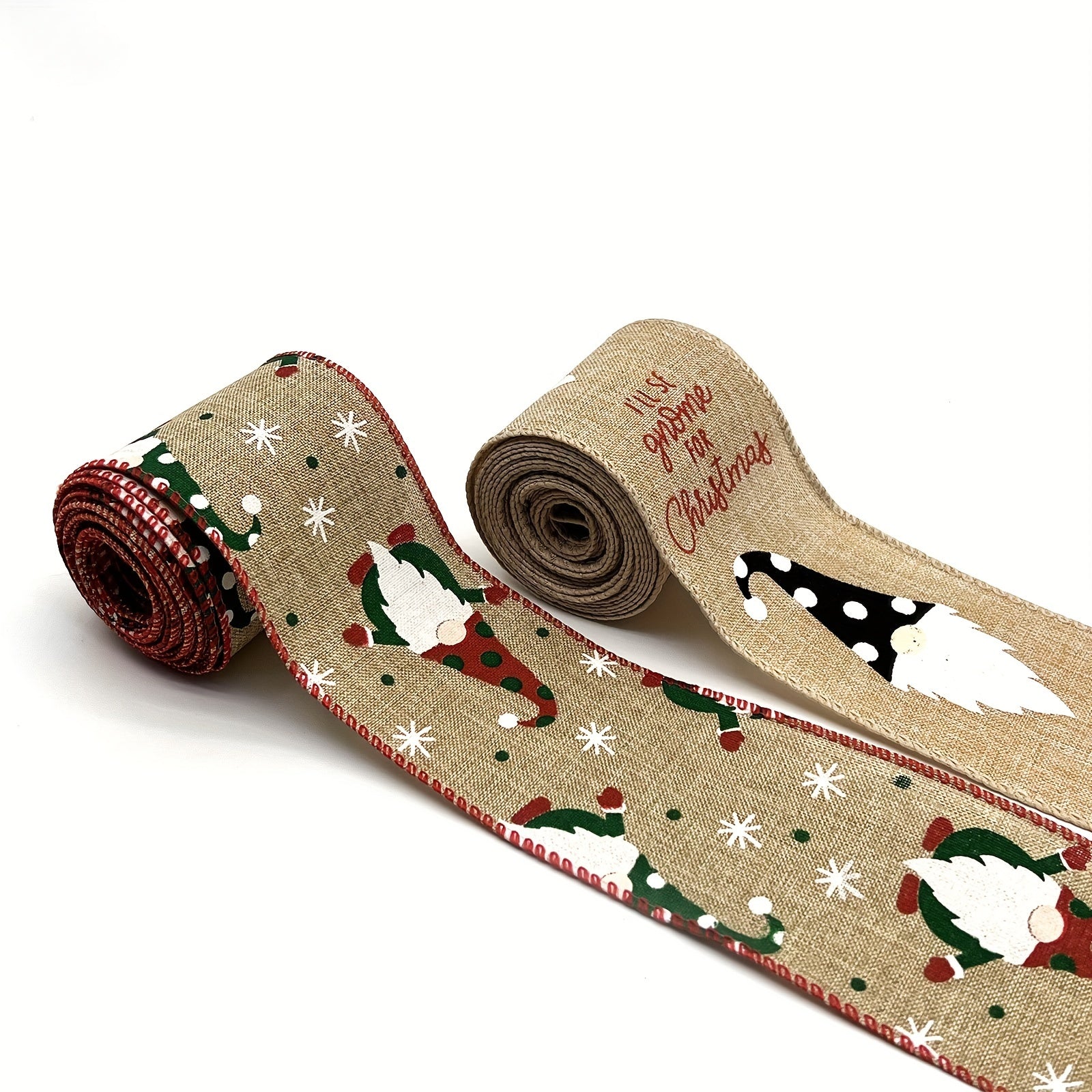 Brown Christmas Ribbon For Holiday Decorations
