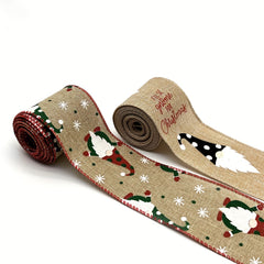 Brown Christmas Ribbon For Holiday Decorations