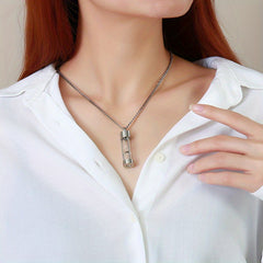 Cremation Jewelry Customize Cylinder Urn Pendant Keepsake Necklace