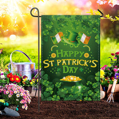 St Patrick's Garden Flag Yard Holiday Flag Welcome Garden Flag