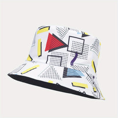 3D Print Double-sided Bucket Hat Summer Beach Sunshade Hat