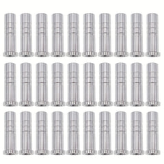 30 Pcs Aluminum Arrow Tips for 6.2mm Carbon Arrows, Compound & Recurv