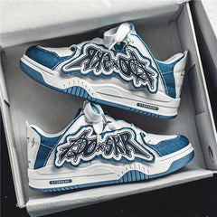 Men's Platform Skate Shoes Wear resistant Non Slip Casual Shoes