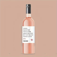 6pcs Funny Encouragement Wine Bottle Stickers For Friends