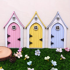 Miniature Wooden Fairy Door for Garden