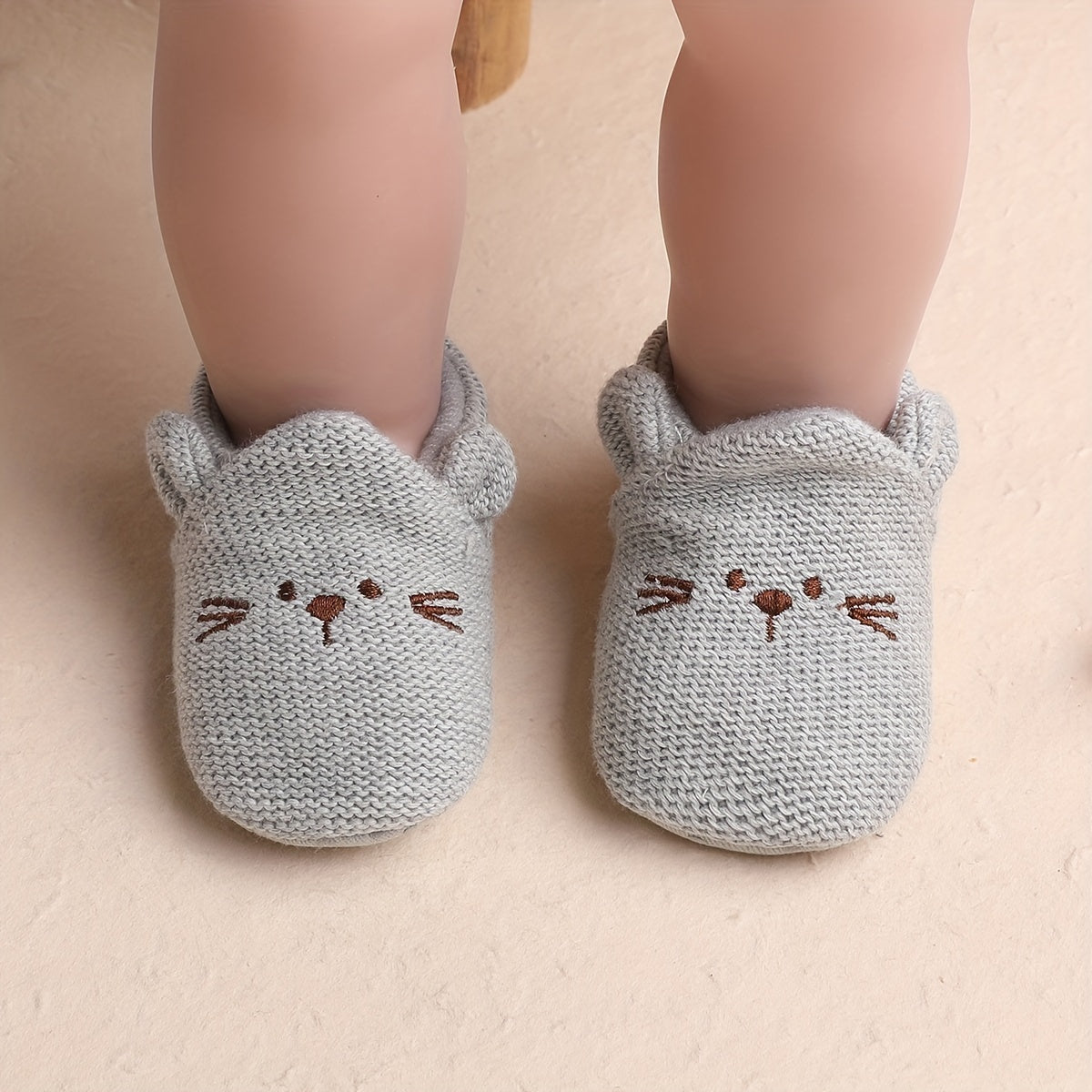 Baby Girls Cartoon Warm House Shoes Non Slip Soft Bottom Indoor Winter