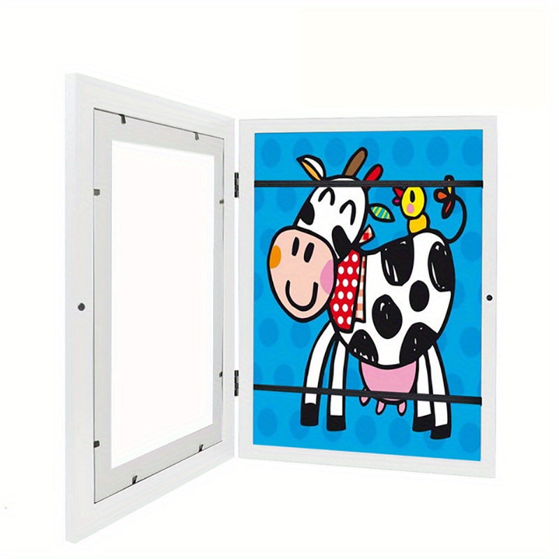A4 Children's Art Frame Front Opening 3D Picture Display
