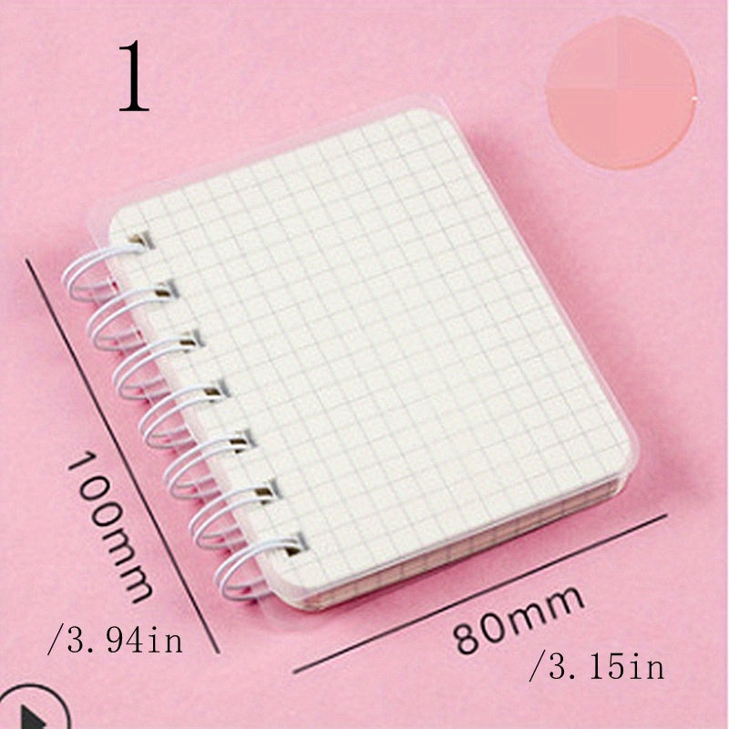A7 Mini Spiral Notebook Grid Lined Paper