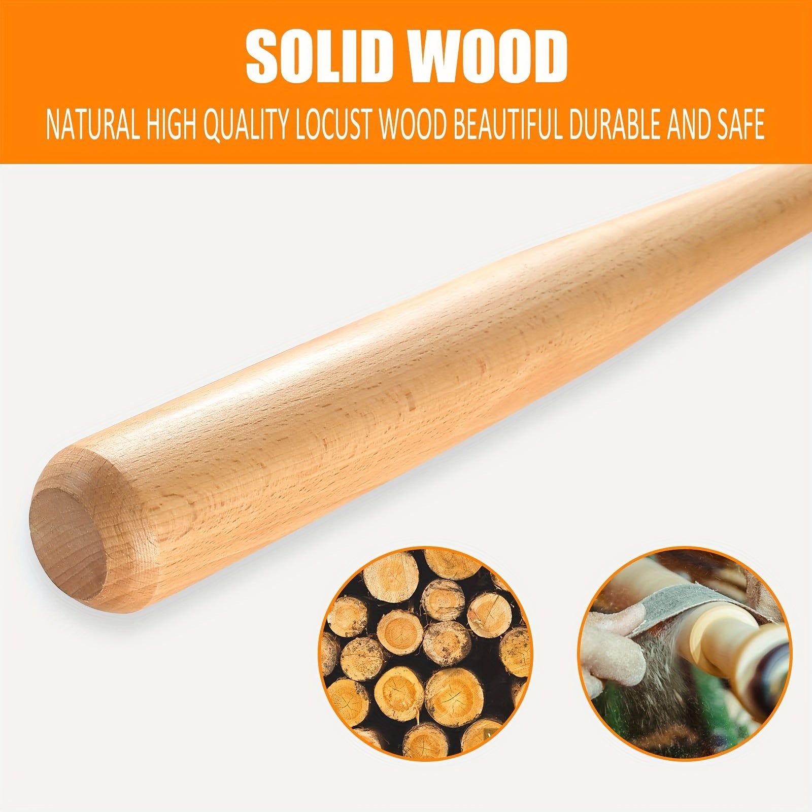 Wooden Baseball Bat for Training Home Replacement