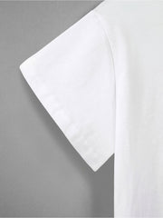 Men's Cotton Printed T-shirt Round Neck Tee