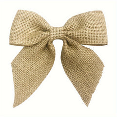 3PCS Burlap Christmas Bow Wedding Home Decor Supplies