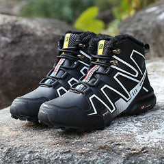Men's Plush Lining Snow Boots Anti Slip Thermal Platform Winter Boots