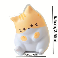 3pcs Cat Squishy Toy PU Squeeze Ball Halloween & Christmas Gift