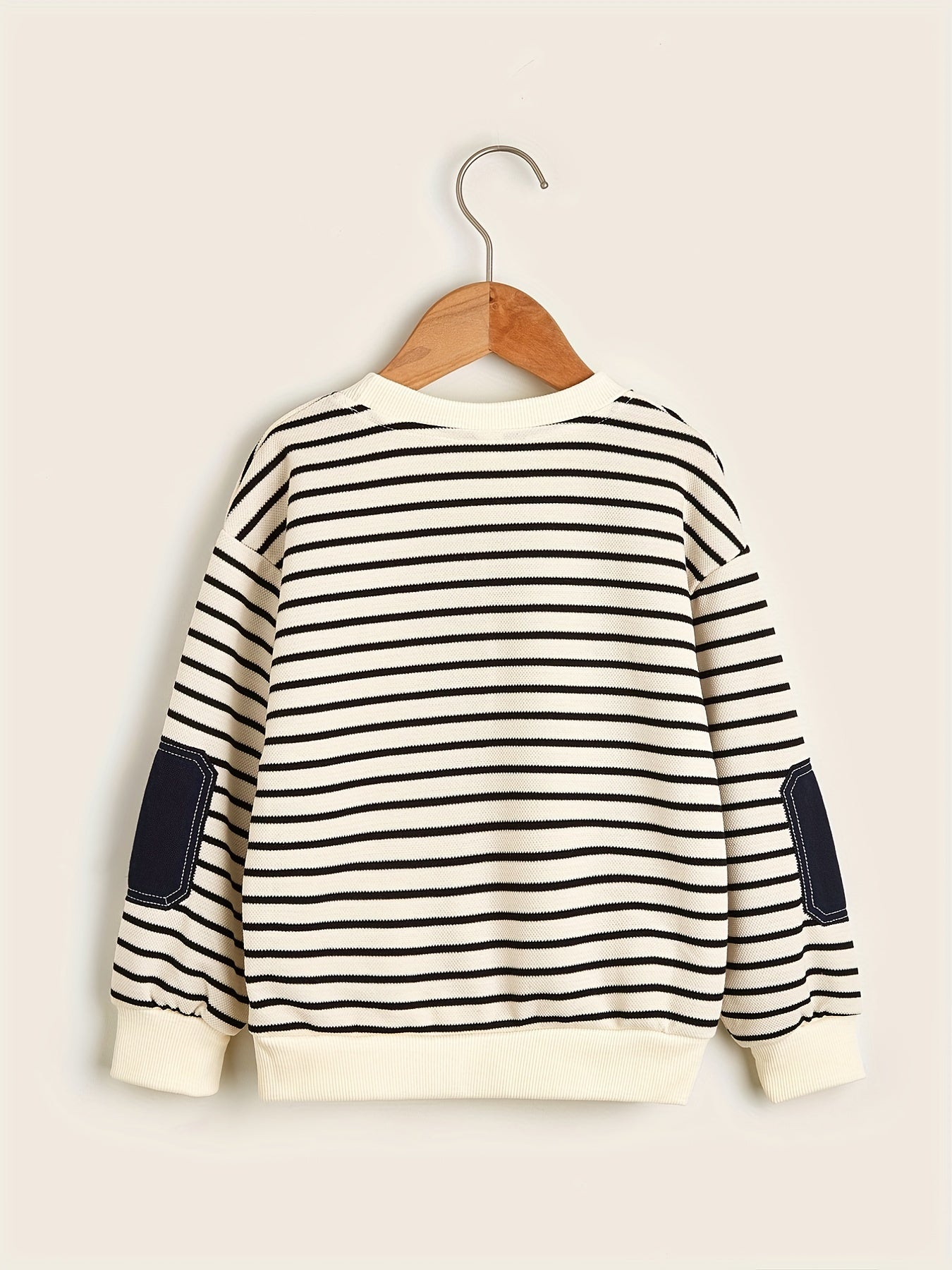 Striped Long Sleeve Top for Boys Size S-XXL