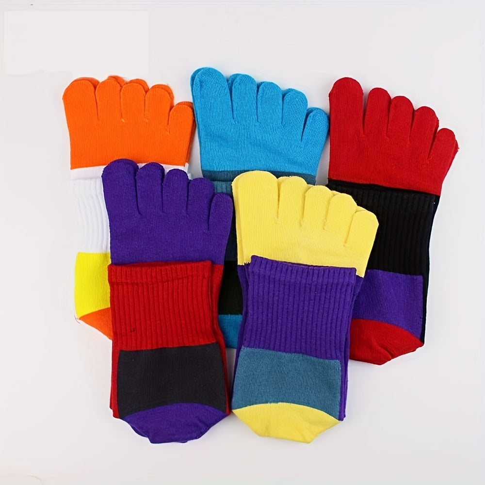 Cotton Five Toe Sports Socks for Men