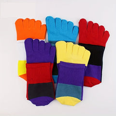 Cotton Five Toe Sports Socks for Men