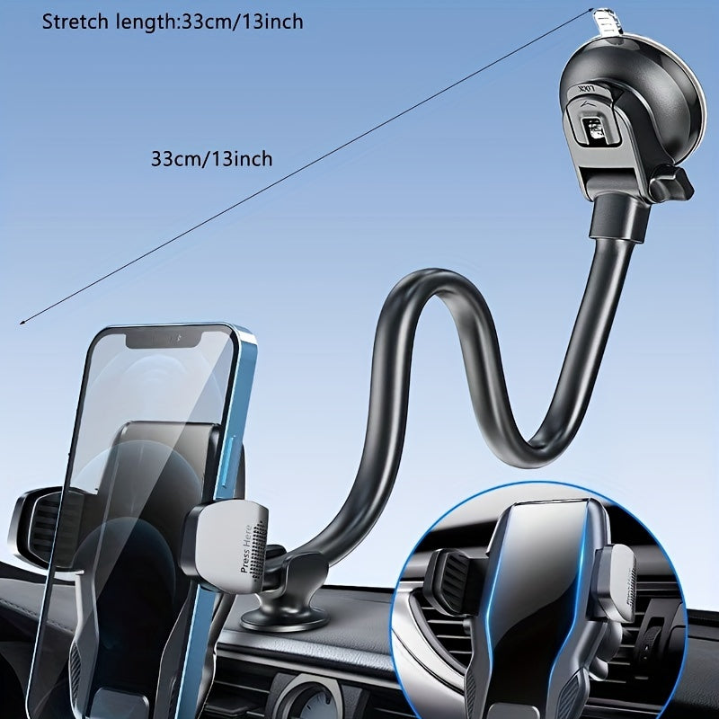 Car Phone Holder Mount Dashboard Suction Cup Window 33cm Phone Holder