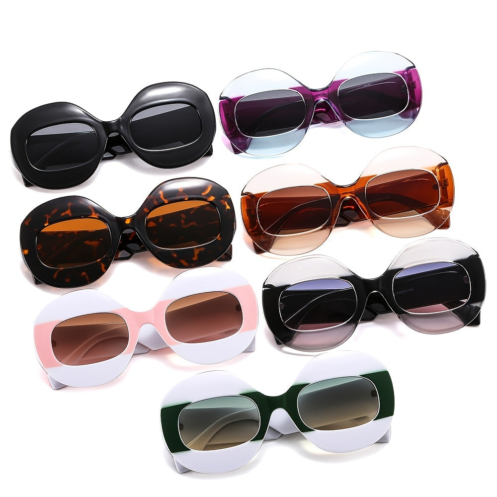 Vintage Round Frame Sunglasses for Women