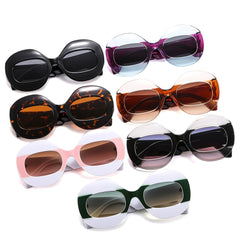 Vintage Round Frame Sunglasses for Women