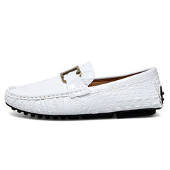 Metal Buckled Loafers Anti-slip Casual Shoes