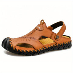 Men's Closed Toe Sandals Breathable Non Slip Beach Shoes