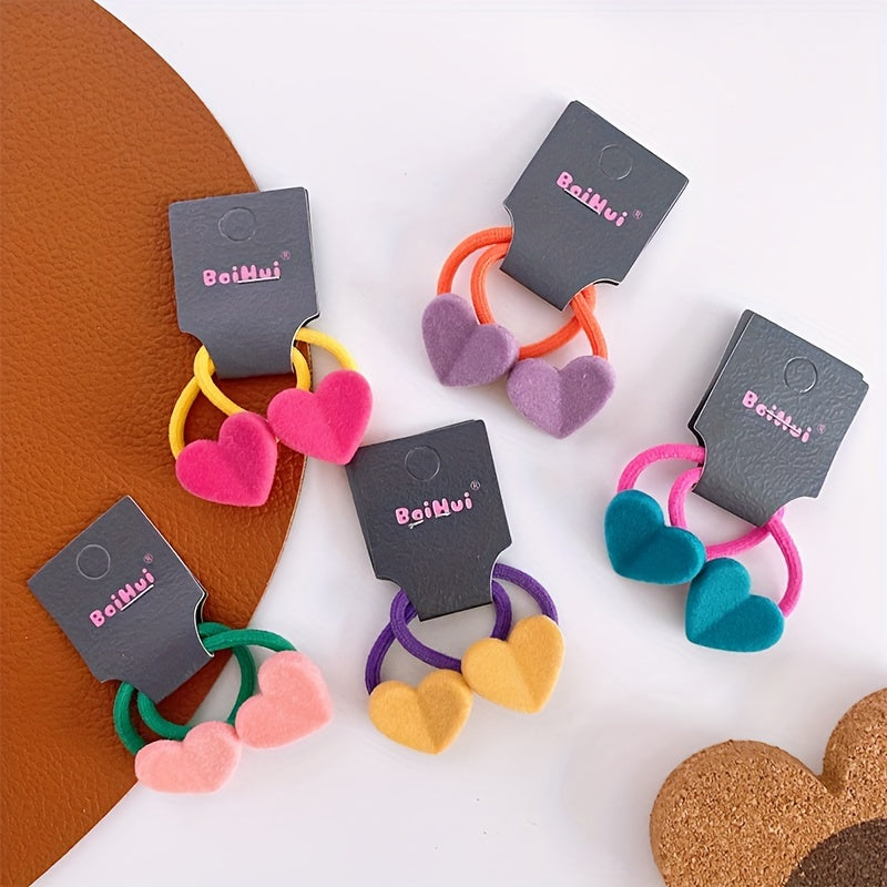 Love Small Hair Bands Elastic Hair Rope