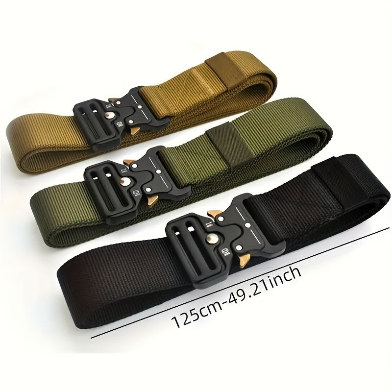Men's Outdoor Nylon Belt Quick Release Buckle