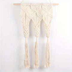 Macame Tassel Tapestry Flower Basket Plant Coat Hanger Wall Pendant