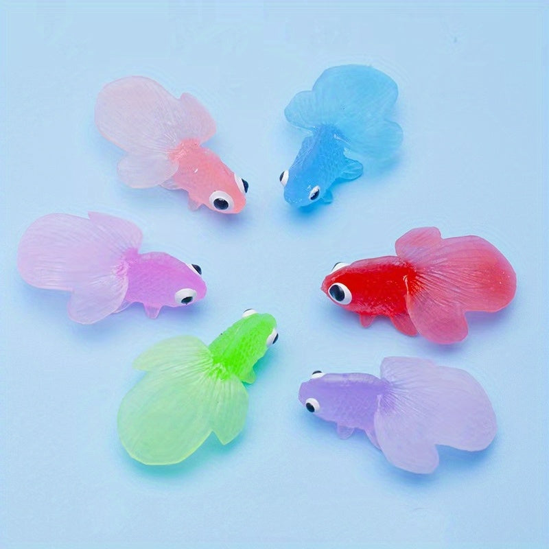 Mini Goldfish Toy Big Tailed Cartoon Small Goldfish Toy For Bath