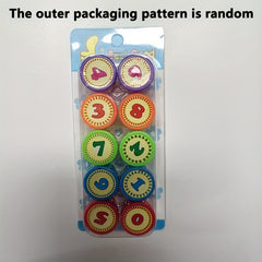10pcs Children's Toy Stamp for Scrapbook DIY Painting Album Decoration