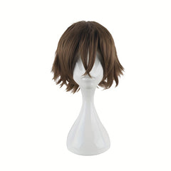 Men's 12 Inch Brown Anime Costume Wig 30 48 Cm Men's Role playing Wig