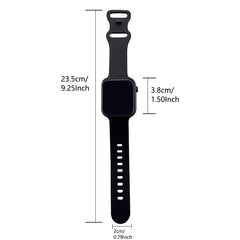 2pcs Square Electronic Watch Set for Students Lightweight Durable Case
