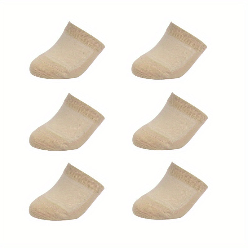 3 Pairs Breathable Half Palm Anti-slip Socks Women's Stockings