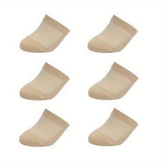 3 Pairs Breathable Half Palm Anti-slip Socks Women's Stockings