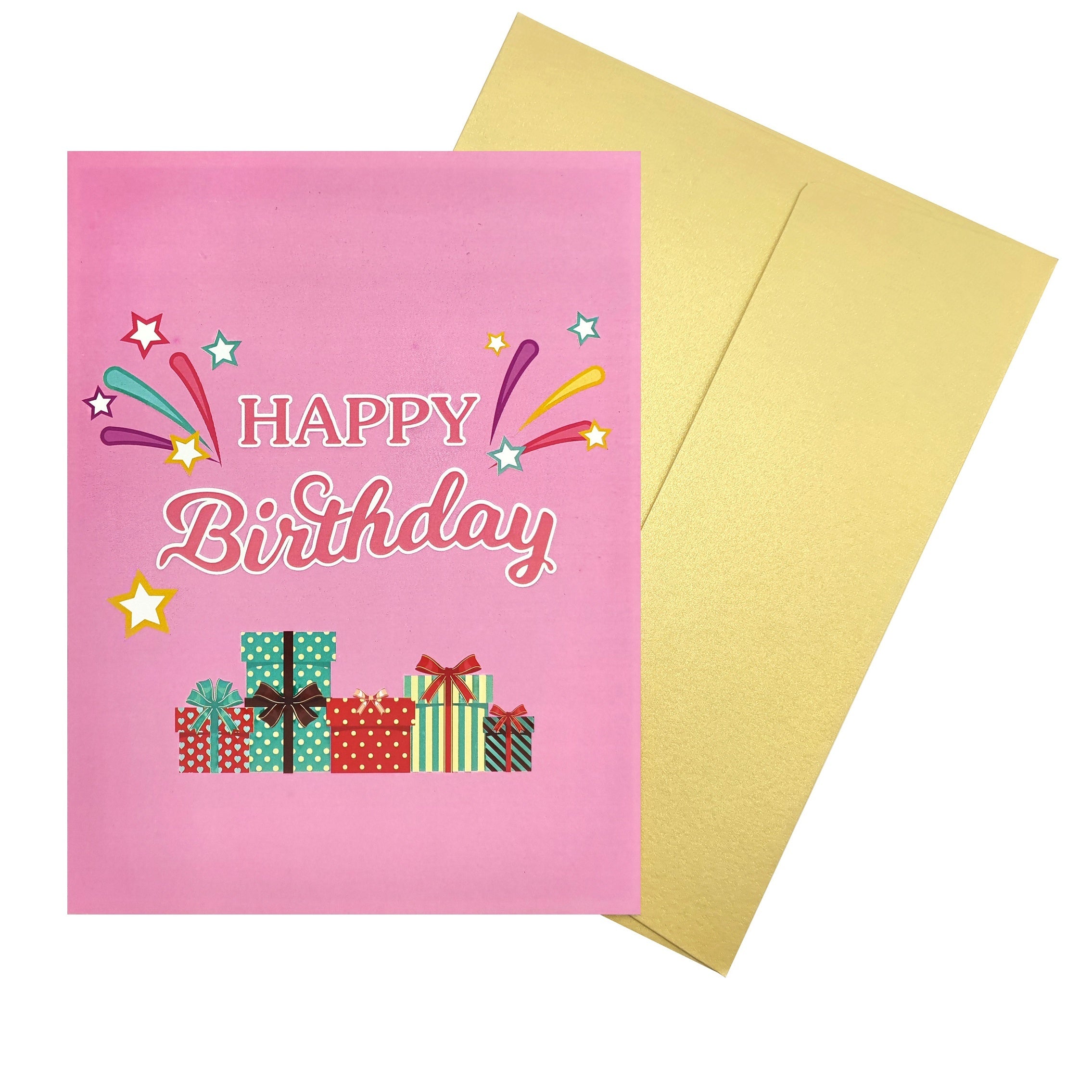 3D Birthday Greeting Card Popup Card Friends Celebration Card