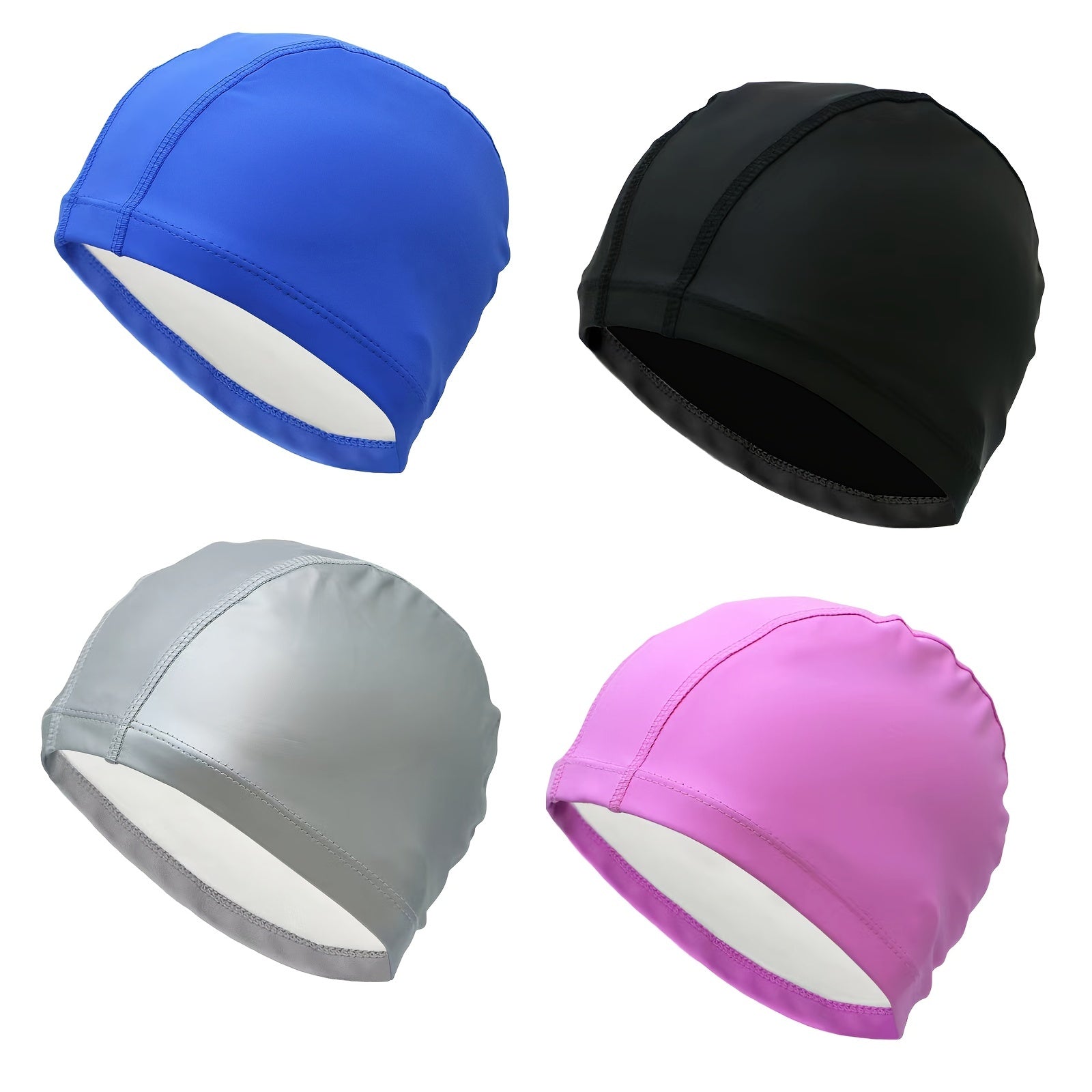 Waterproof Stretchable Swim Cap for Men & Women