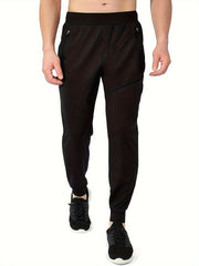 Men's Quick Dry Athletic Trousers, Lightweight Joggers for Gym Workout