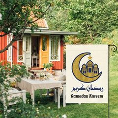 Ramadan Kareem Garden Flag Vertical Double Sided Moon And Star Flag