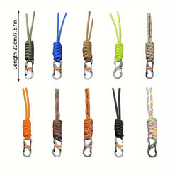 Anti Theft Keychain Lanyard High Strength Emergency Survival Backpack Key Ring