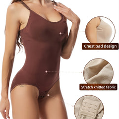 Tummy Control Butt Lifting Slip Jumpsuit One Piece Body Shaper