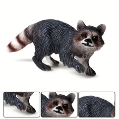 10PCS Forest Wild Animals Model Set Deer Fox Squirrel Rabbit Action Figures