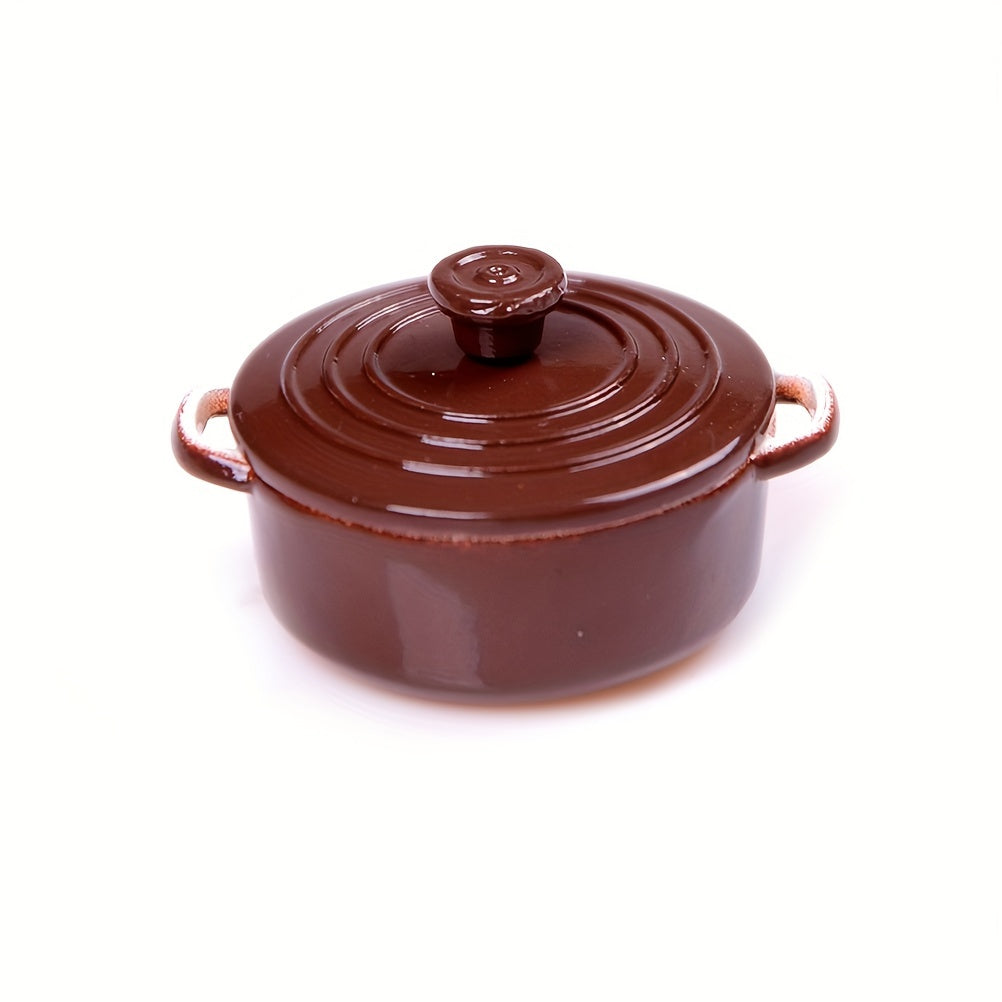 1/12 Dollhouse Kitchen Utensils Cooking Ware Mini Pot Boiler