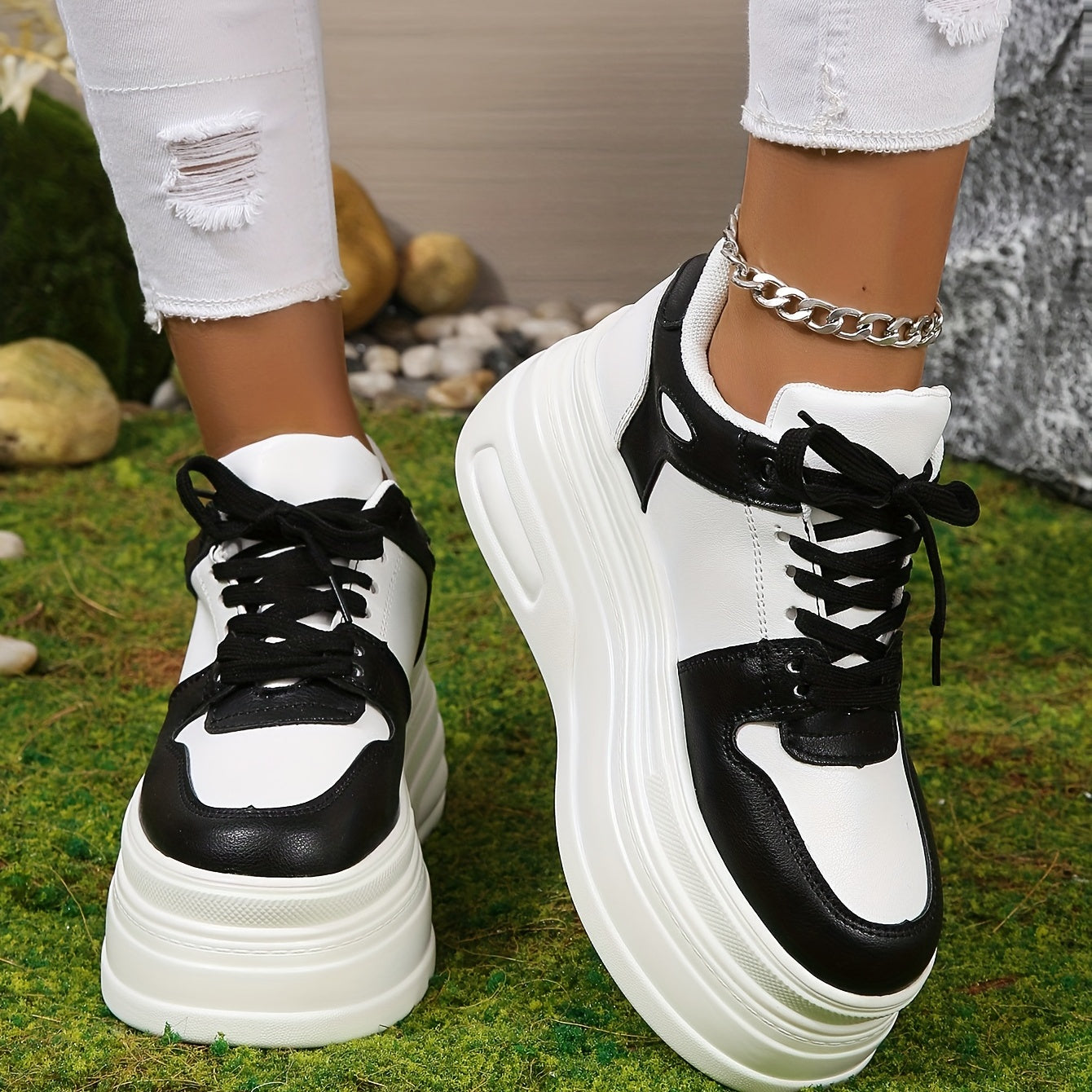 Women's Thick Bottom Soft Outdoor Sports Shoes