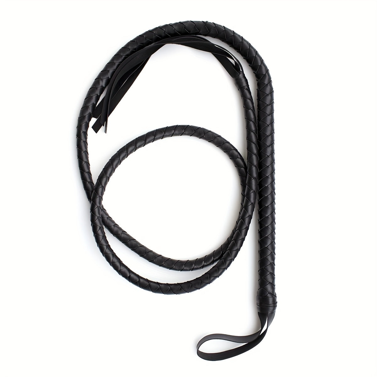 Long Horse Whip Thickened PU Leather for Equestrian Training