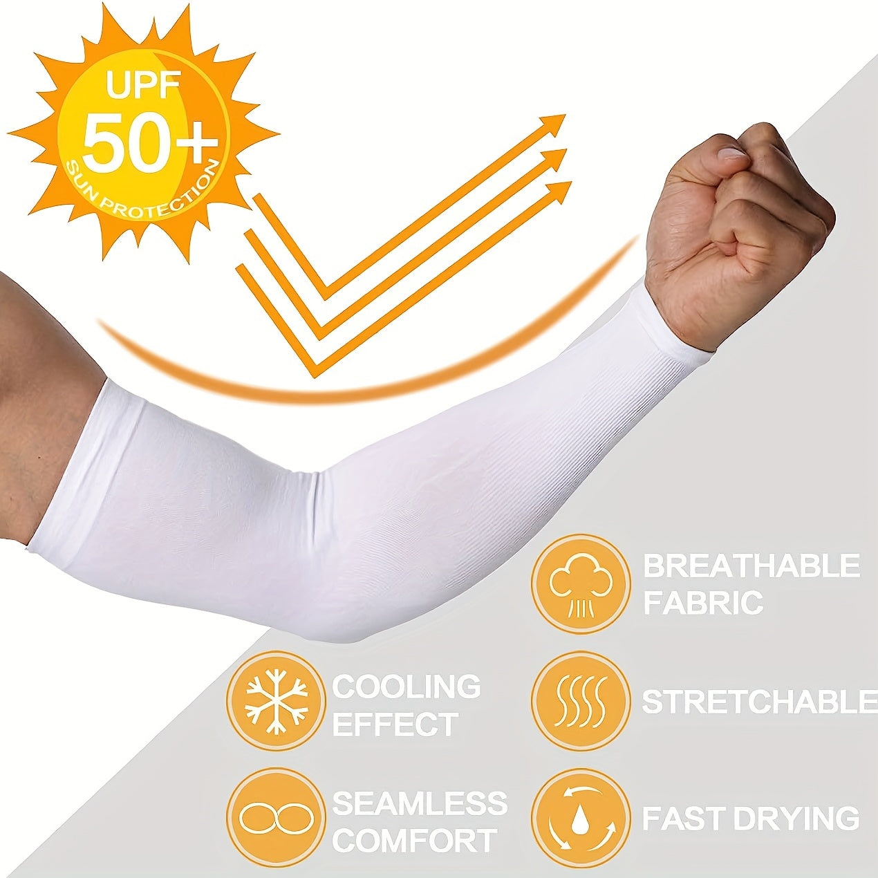 Cooling Arm Sleeves UV Protection Sports Sleeve