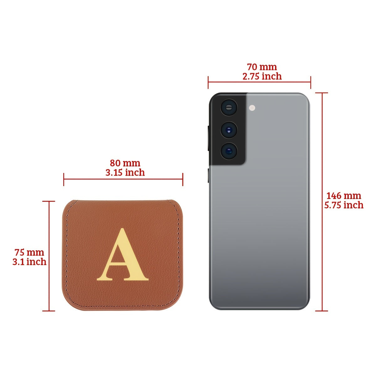 Portable Stainless Steel Makeup Mirror Compact Mirror