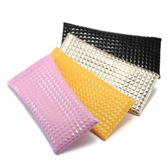 Solid Textured Glasses Bag PU Leather Sunglasses Storage Pouch