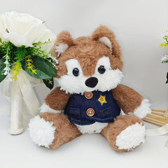 Husky Plush Toy Dog Doll for Dress up Decoration